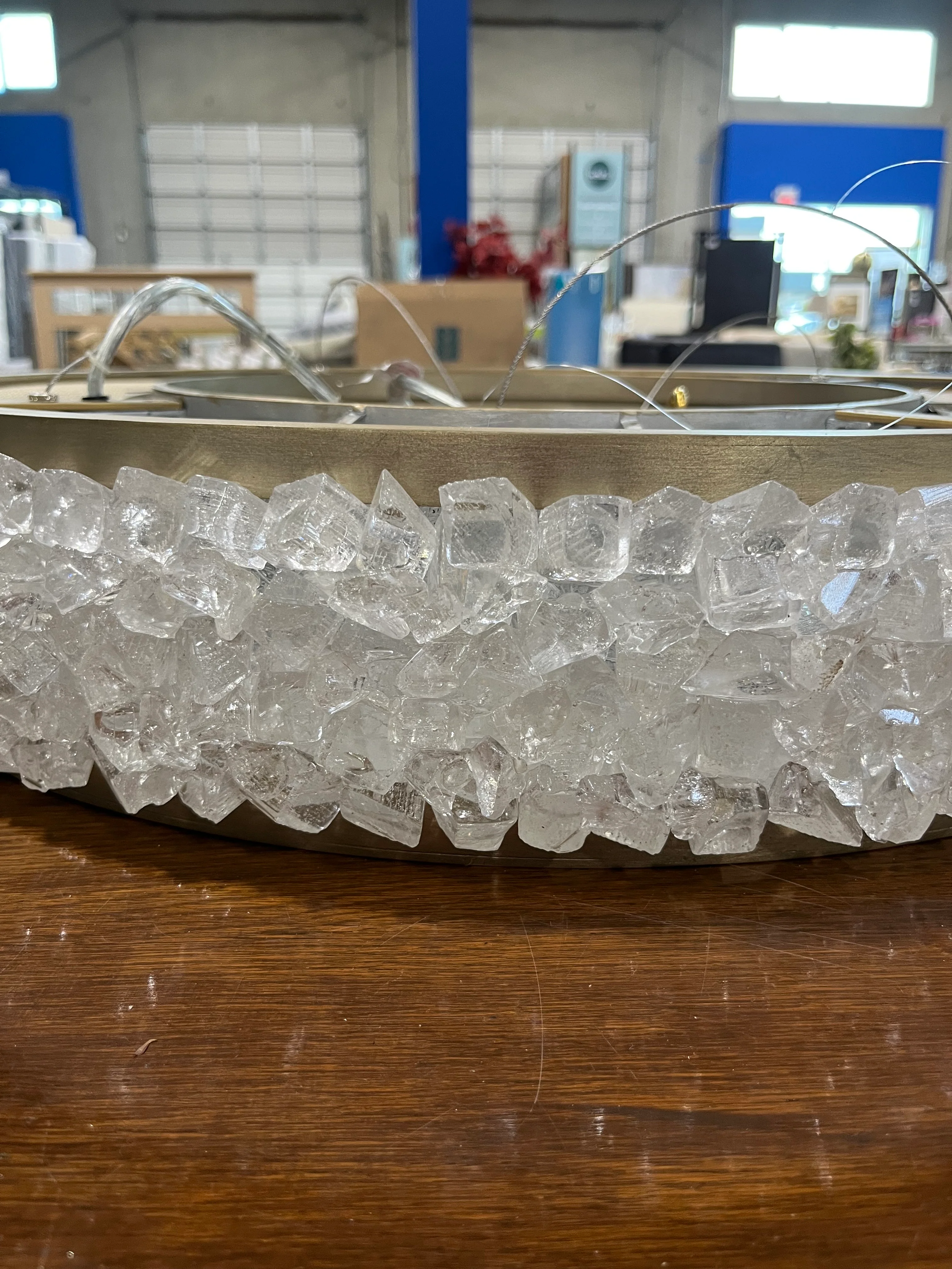 Arctic Halo Champagne Chandelier - Image 3