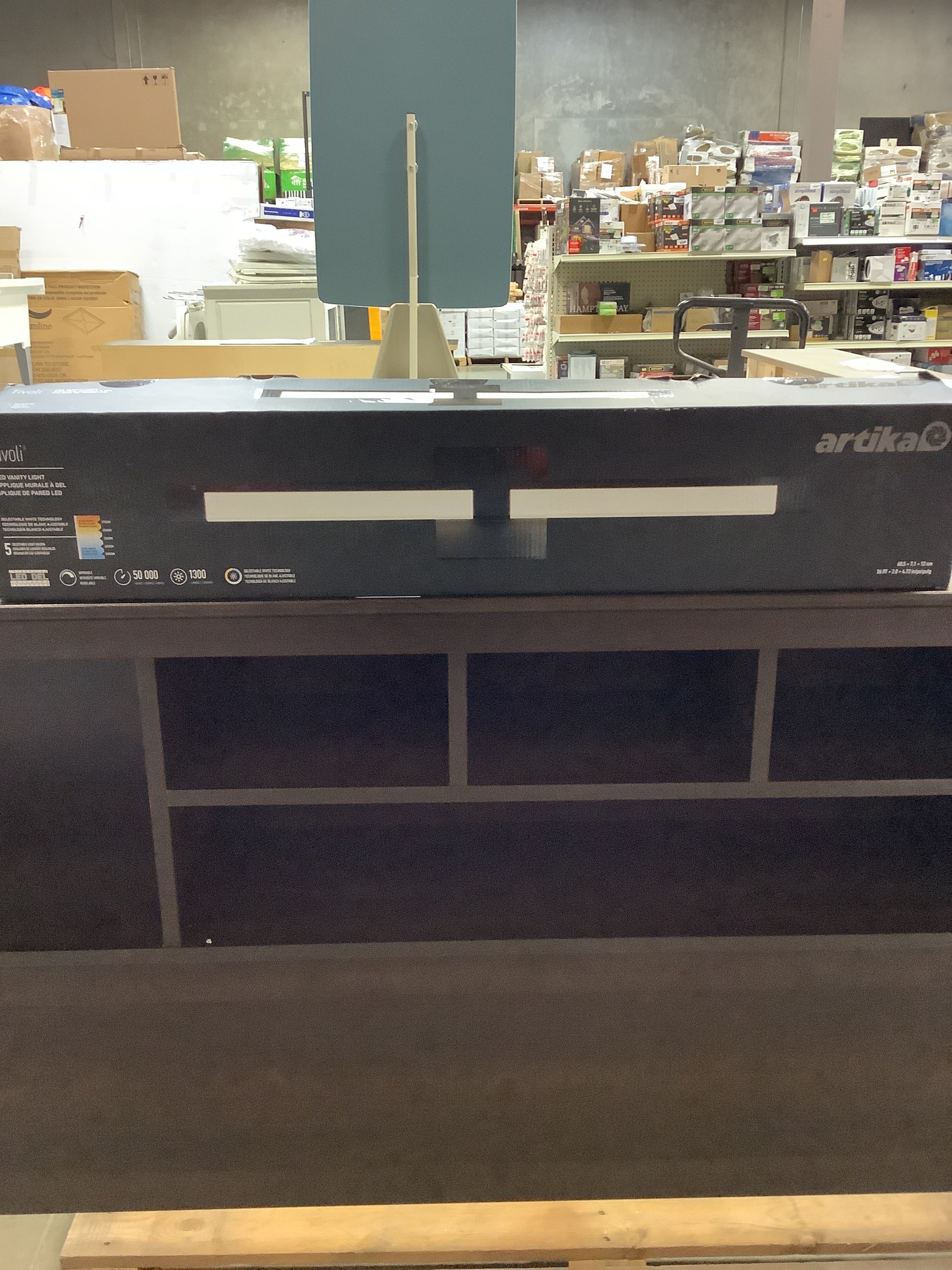 Artika Tivoli 5CCT 27-inch 1-Light Black Dimmable LED Vanity Light (new) - Image 3