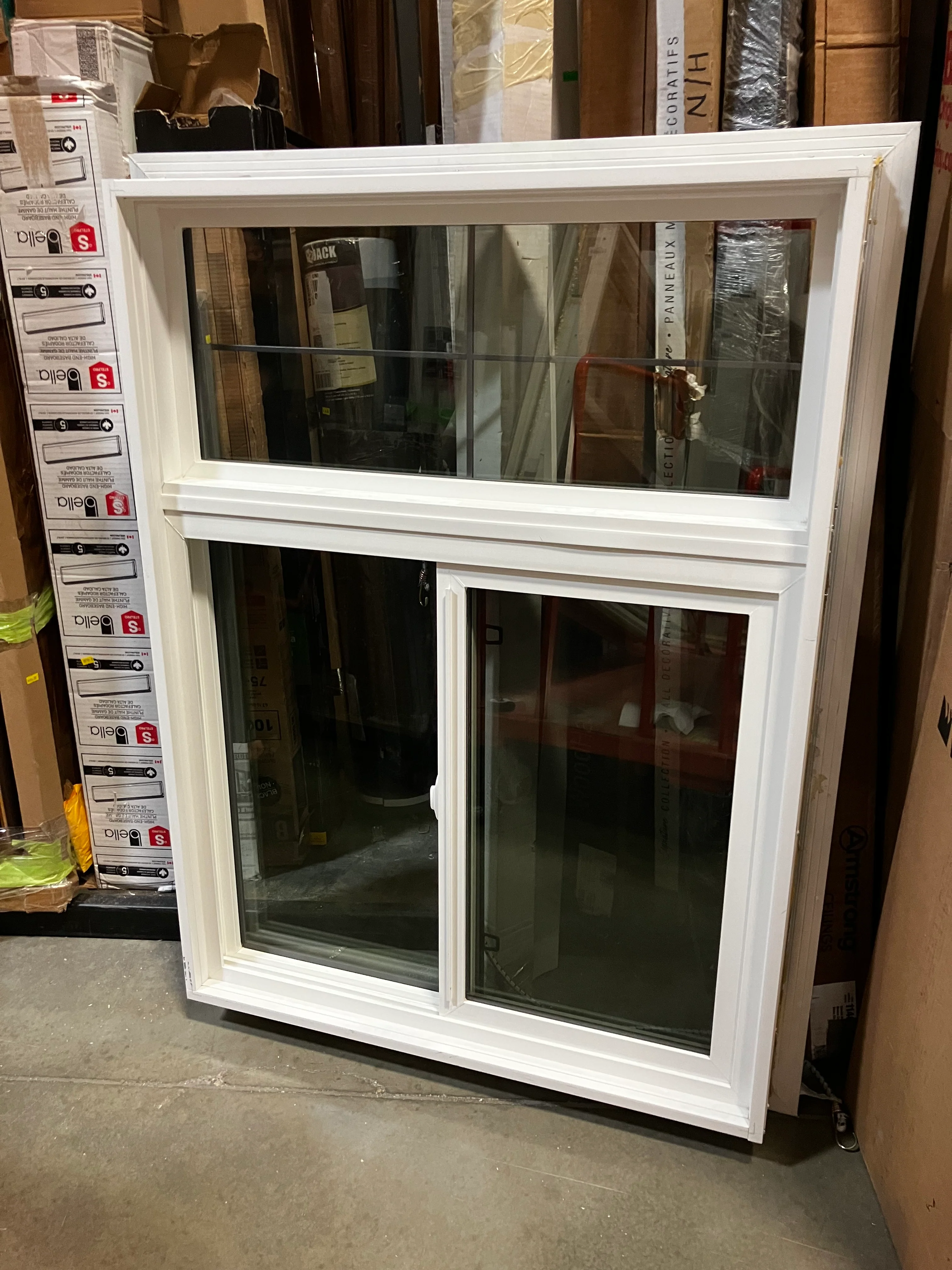 Black Sliding Triple Frame Window 38”x50” - Image 3