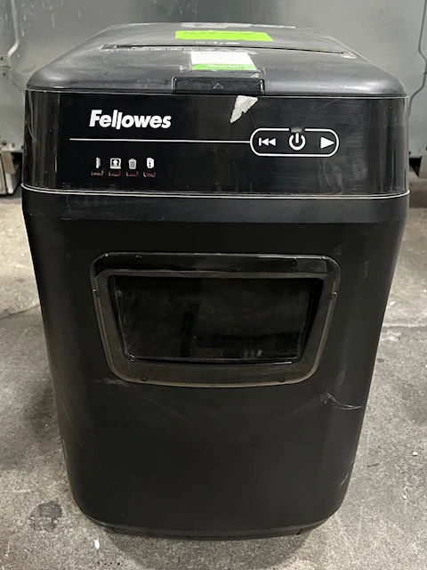 Fellowes Paper Shredder (used) - Image 3