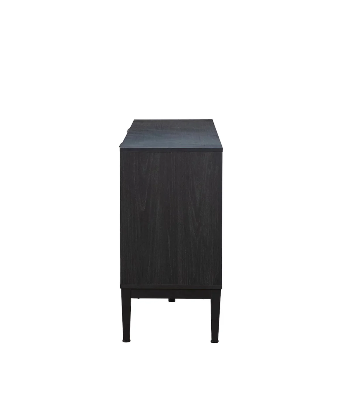 Jayden creation Tahun Modern Black 55"Wide 4 Door Sideboard with Metal Legs (new) - Image 3