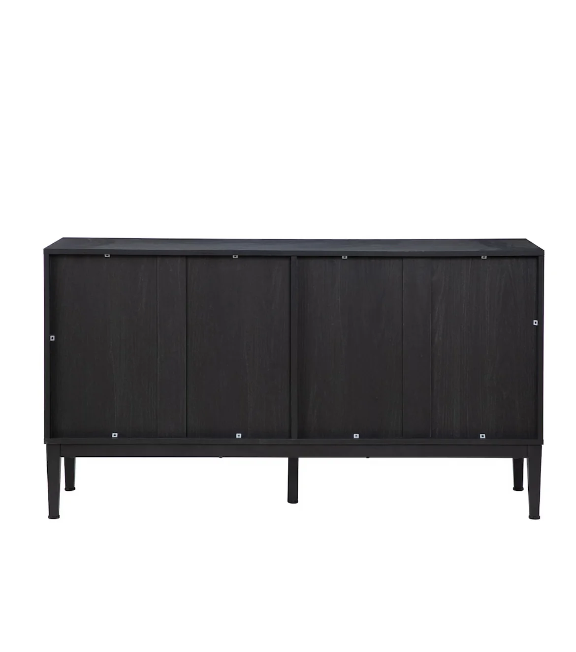 Jayden creation Tahun Modern Black 55"Wide 4 Door Sideboard with Metal Legs (new) - Image 4