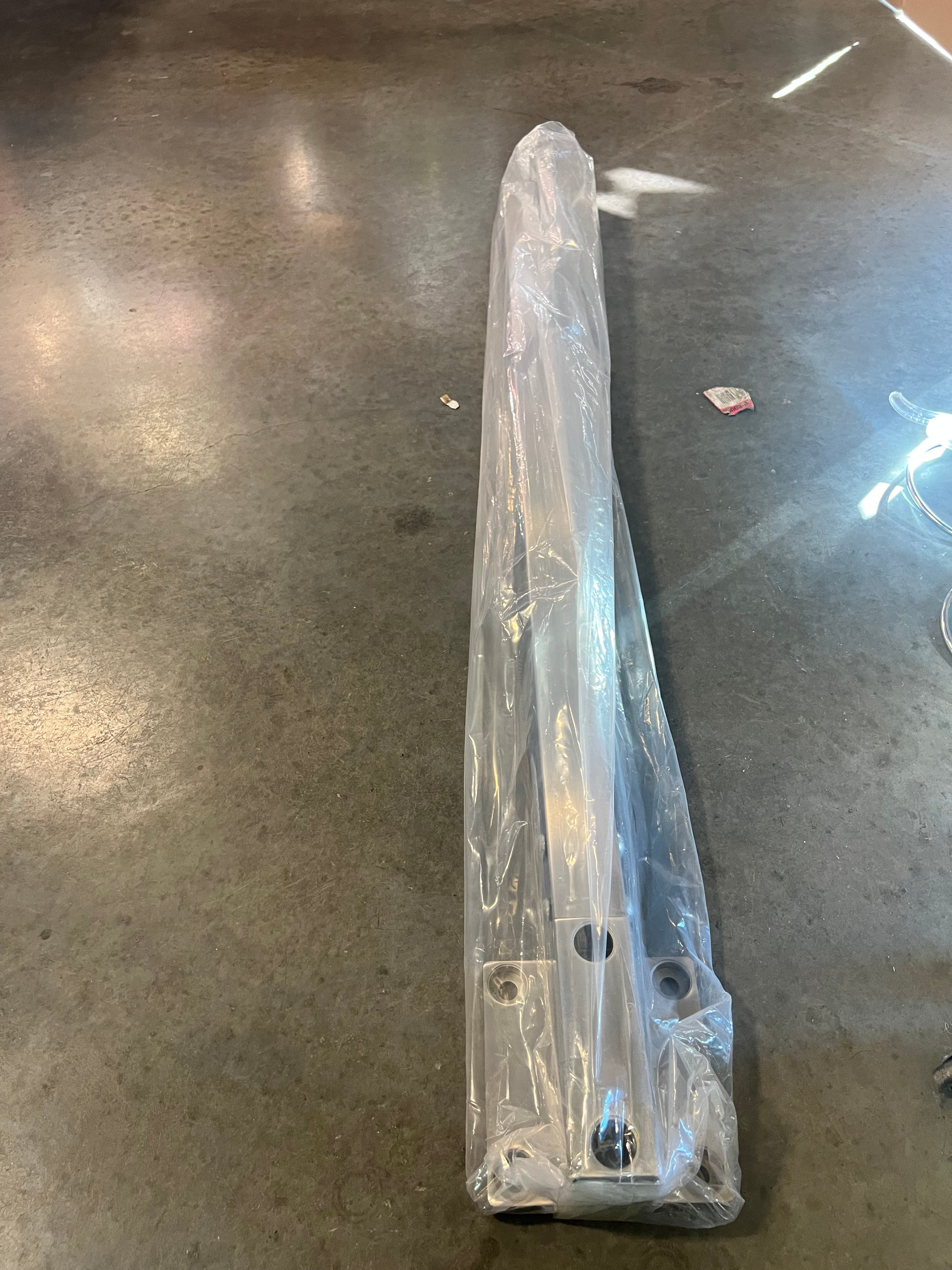 Peak MountainView 42-inch H Glass Deck Railing Fascia Post in Brushed Stainless Steel (new) - Image 3