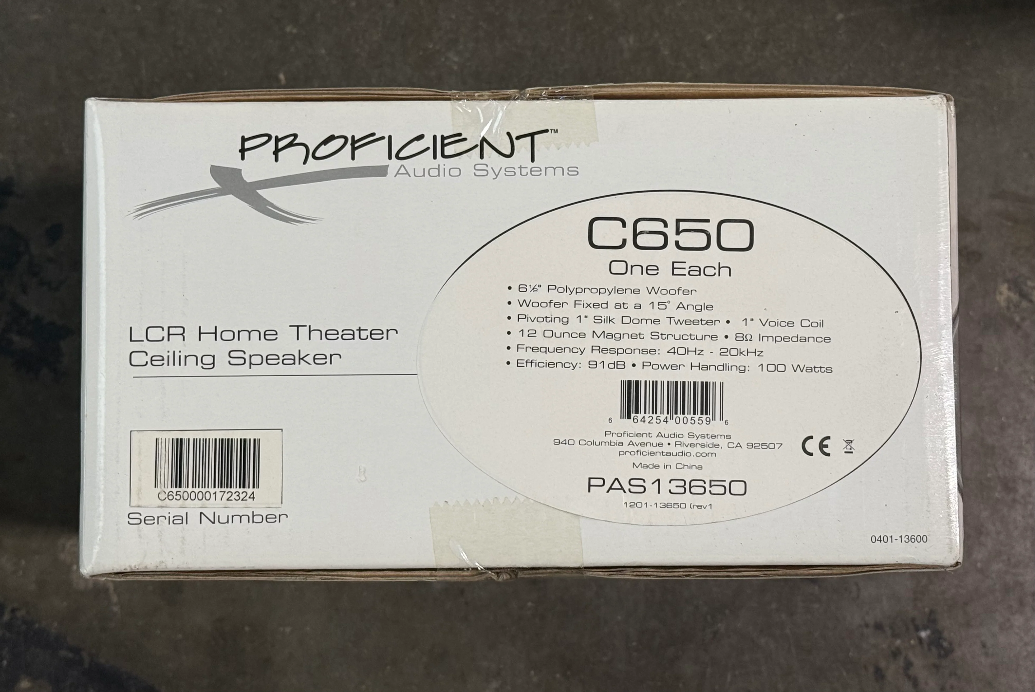 Proficient Audio Systems C650 6 1/2” Ceiling Speaker (One each) (new) - Image 4