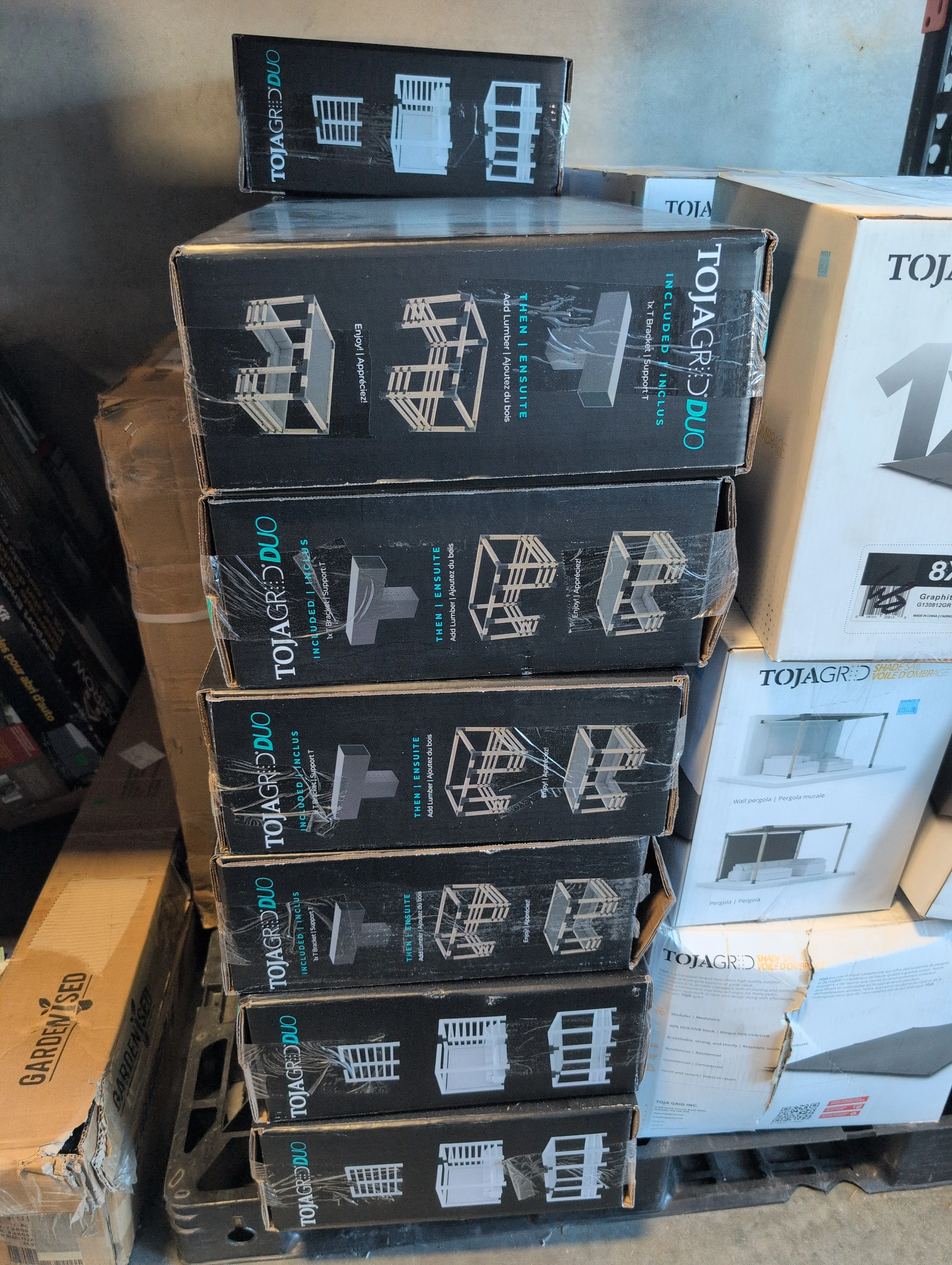 TOJA GRID DUO T Bracket for 6x6 Wood Posts (new) - Image 3