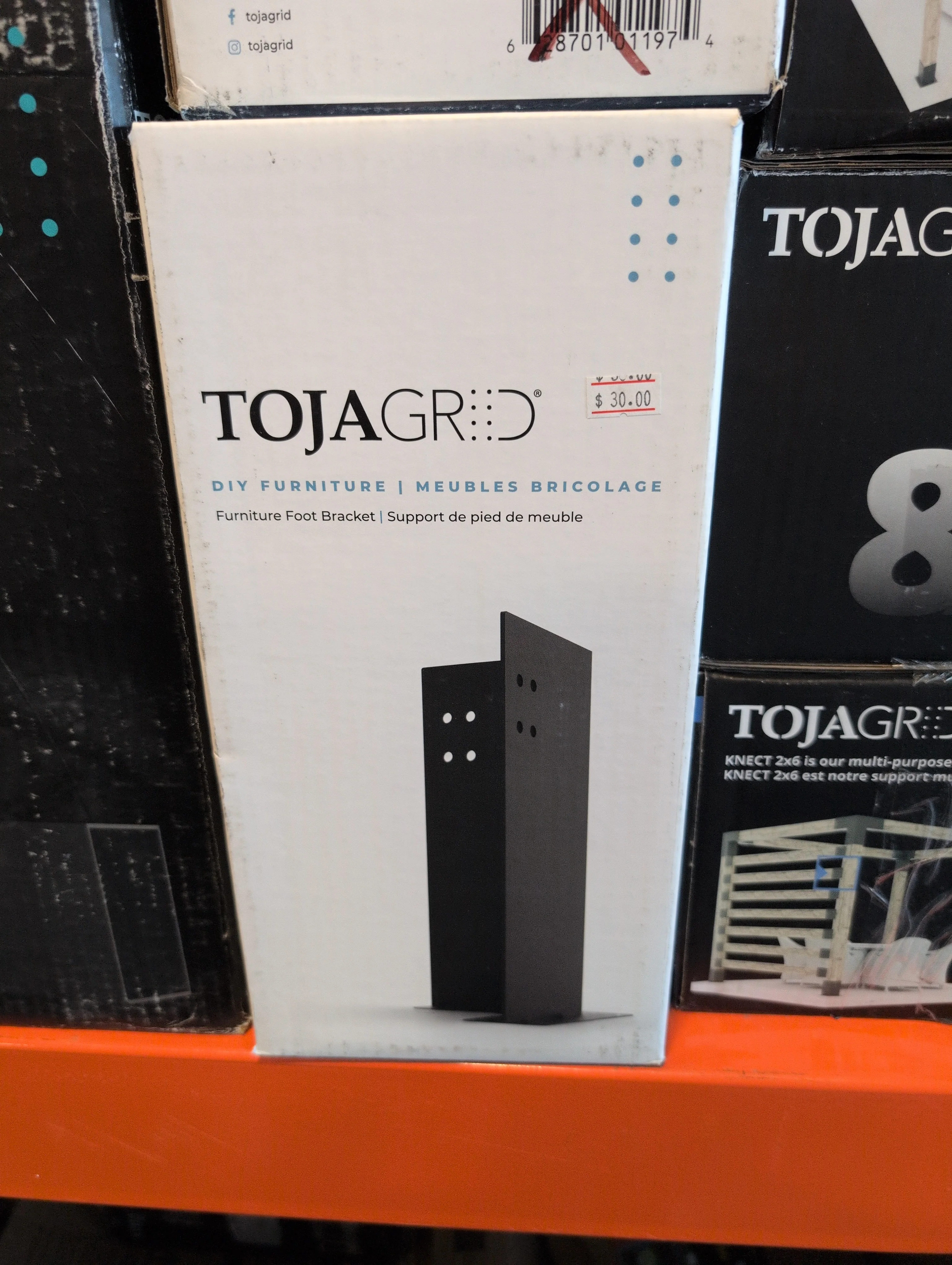 TOJA GRID Foot Furniture Bracket (new) - Image 3