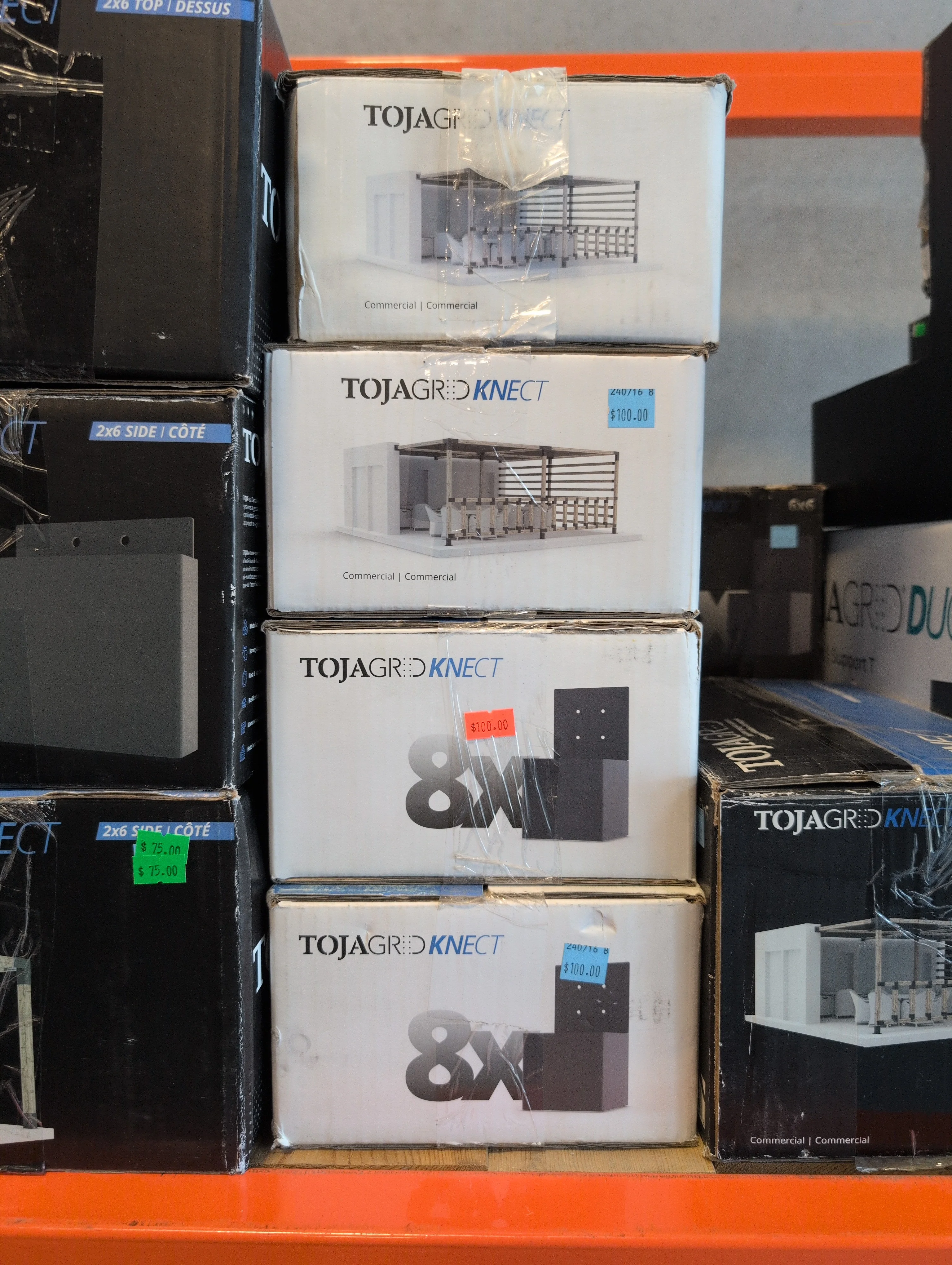 TOJA GRID Knect Post Holder For 4x4 Wood 8pk (new) - Image 3