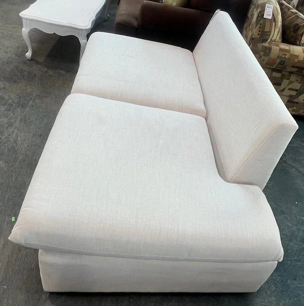 White Loveseat - Image 3